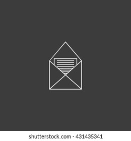 letter, envelope, icon