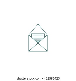 letter, envelope, icon