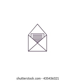 letter, envelope, icon