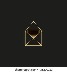 letter, envelope, icon