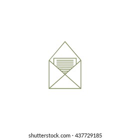 letter, envelope, icon
