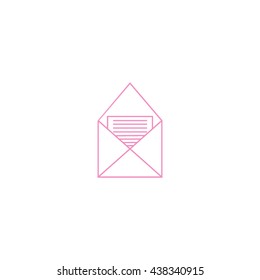 letter, envelope, icon