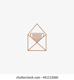 letter, envelope, icon
