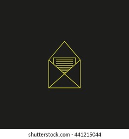 letter, envelope, icon