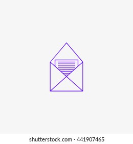 letter, envelope, icon