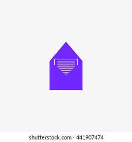 letter, envelope, icon