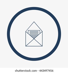 letter, envelope, icon