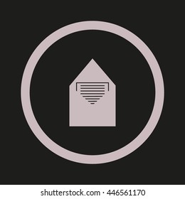 letter, envelope, icon