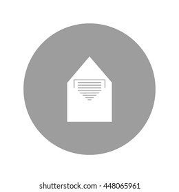 letter, envelope, icon