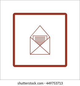letter, envelope, icon