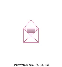 letter, envelope, icon