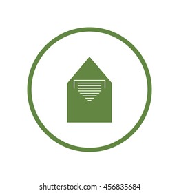 letter, envelope, icon