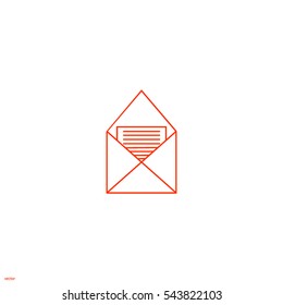 letter, envelope, icon