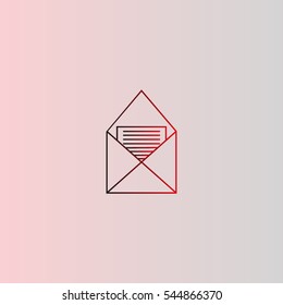 letter, envelope, icon