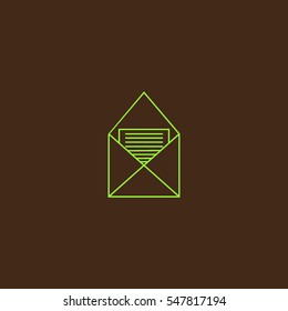 letter, envelope, icon