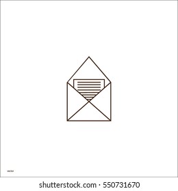 letter, envelope, icon