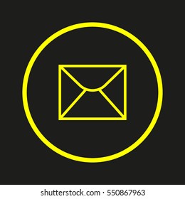 letter, envelope, icon