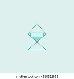 letter, envelope, icon