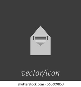 letter, envelope, icon