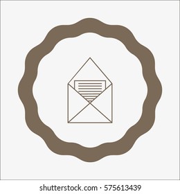 letter, envelope, icon