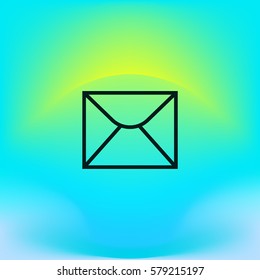 letter, envelope, icon