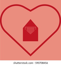 letter, envelope, icon