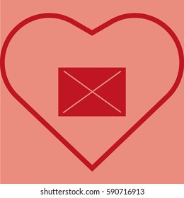 letter, envelope, icon
