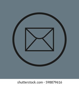 letter, envelope, icon