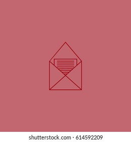 letter, envelope, icon