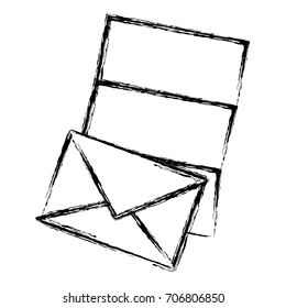 letter and envelope icon