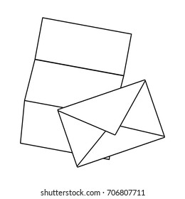 letter and envelope icon