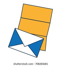 letter and envelope icon