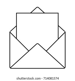 letter and envelope icon