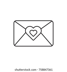 Letter envelope icon