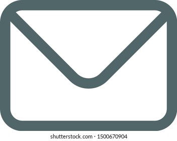 Letter or envelope icon. Vector illustration