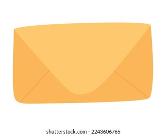 Briefumschlag-Illustration auf Weiß