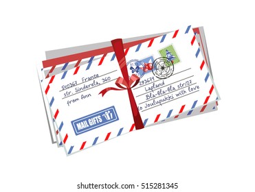 Letter Envelope To Santa Finland