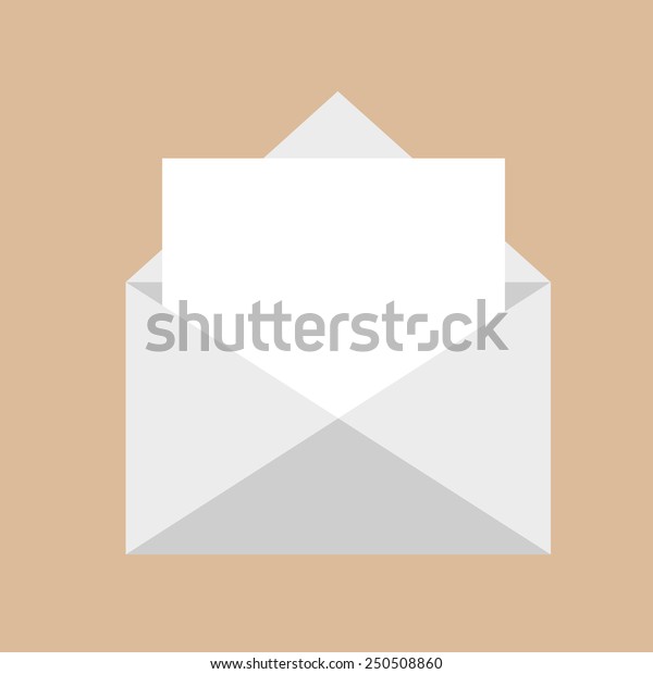 Letter and\
envelope vector icon for your\
design