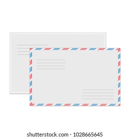 letter, envelope, vector illustration