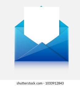 letter, envelope, vector illustration