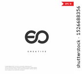Letter EO infinity Logo icon monogram design. Vector graphic design template element.