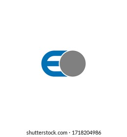 Letter EO Logo - Symbolvorlage zur Illustration