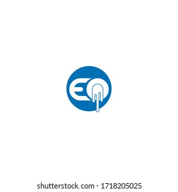 Letter EO logo icon template illustration