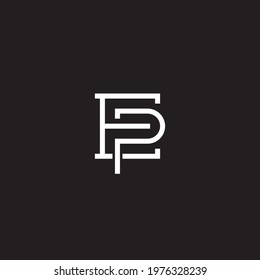 Letter EP logo or icon design