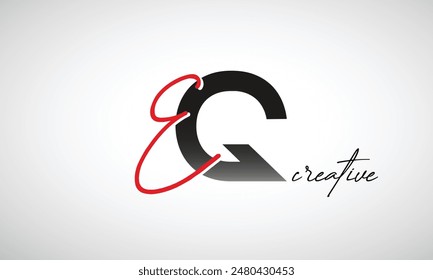 Letter EQ Creative Clean Logo Design
