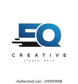 Elemento de diseño de logotipos de logotipos y marcas electrónicas de alta velocidad EQ