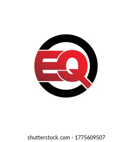 Letter EQ Logo Symbol Design Vektor. Monogramm-Logo-Vektorgrafik