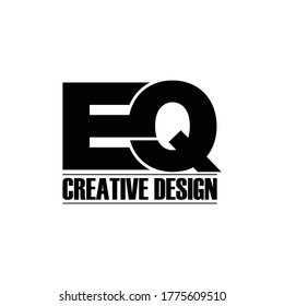 Letter EQ logo icon design vector. monogram logo vector illustration