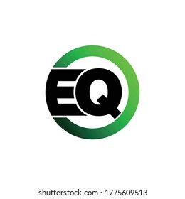 Letter EQ logo icon design vector. monogram logo vector illustration