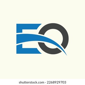 letter EQ or QE logo illustration for your company